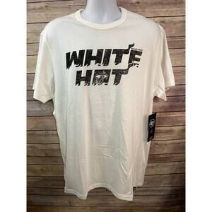 47 Brand Shirt Mens XXL White Miami Heat Playoff WHITE HOT Sportswear NBA